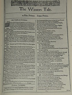 Facsimilé du premier in-folio de 1623