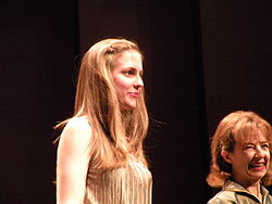 Sanja Bizjak (g.) en compagnie d'Anne Queffélec lors de la Folle Journée 2009.