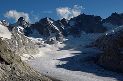 Vue du glacier de Forno