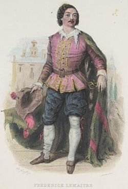 Frédérick Lemaître dans le rôle de Don César au Théâtre de la Porte Saint-Martin en 1844