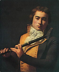 Portrait de Devienne par Jacques-Louis David