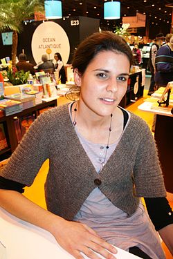 Gabrielle Wiehe au Salon du livre de Paris le 18 mars 2011.