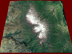 Image satellite du Gegham.