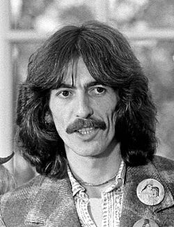 George Harrison en 1974 à la Maison Blanche.