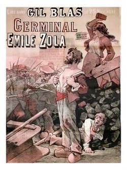 Annonce de la parution de Germinal dans le magazine Gil Blas du 25 novembre 1884.