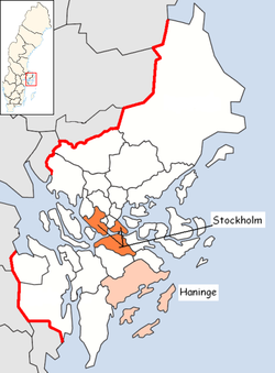Carte de localisation de la commune dans son comté.
