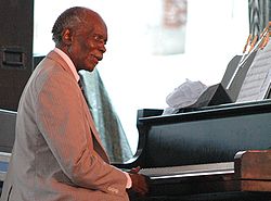 Hank Jones au Newport Jazz Festival, 2005
