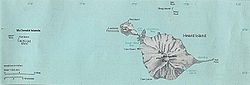 Carte de l'île Heard et des îles McDonald.