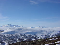Mont Helags (à gauche) et Mont Sylarna (à droite)