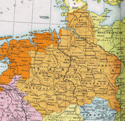 Carte du duché de Saxonie en 1000