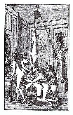 La Nouvelle Justine et l'Histoire de Juliette, sa sœur dix volumes illustrés de cent gravures obscènes  "la plus importante entreprise de librairie pornographique clandestine jamais vue dans le monde" (Jean-Jacques Pauvert).