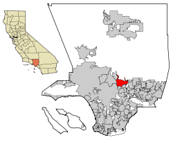Localisation de Pasadena