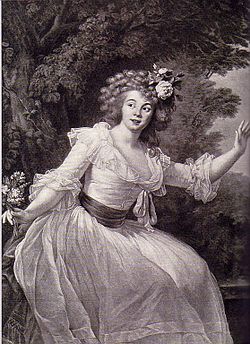 Louise-Rosalie Dugazon par Antoine Vestier (1787)