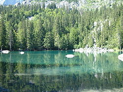Vue du lac Vert.