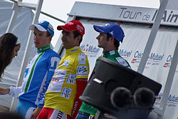 Le podium du Tour de l'Ain 2011.jpg