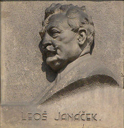 Bas-relief de Leoš Janáček