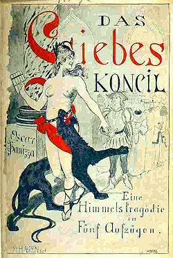 Couverture de la troisième édition (1897) par Jakob Schabelitz, Zürich. Dessin : Max Hagen.