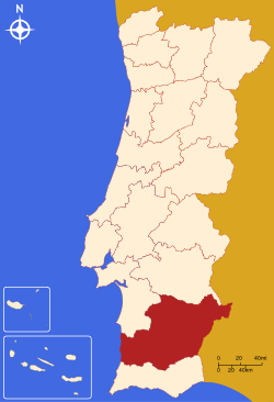 Localisation du district de Beja