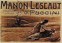 Carte postale commémorant la première représentation.
