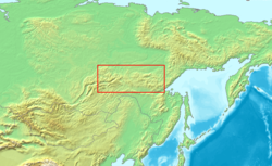 Carte de localisation des monts Stanovoï.