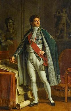 Berthier en tenue de Grand veneur, Jacques Augustin Catherine Pajou, 1808.