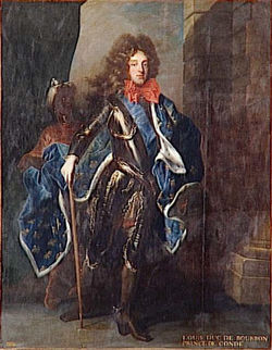 Portrait d'après Hyacinthe Rigaud. Château de Versailles.