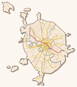 Carte de la ligne de métro Tagansko-Krasnopresnenskaïa