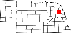 Map of Nebraska highlighting Cuming County.svg