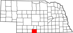 Map of Nebraska highlighting Furnas County.svg