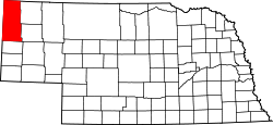 Map of Nebraska highlighting Sioux County.svg