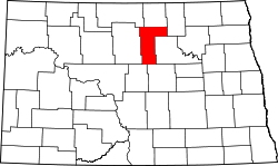 Map of North Dakota highlighting Pierce County.svg
