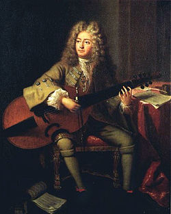Marin Marais par André Bouys, 1704.