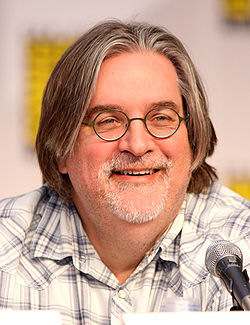 Matt Groening lors du Comic-Con, le 24 juillet 2010.