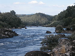 Vue du rio Minho depuis Melgaço