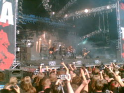Metal band Opeth live at Tuska (Finland) 2006.jpg