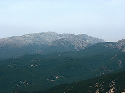 Vue du Monte Incudine et des aiguilles de Bavella