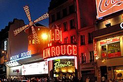 Le Moulin rouge à Paris