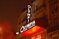 Enseigne de l'Olympia