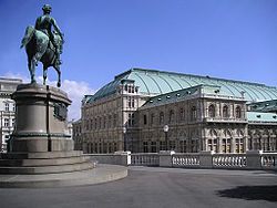 Façade du Staatsoper de Vienne