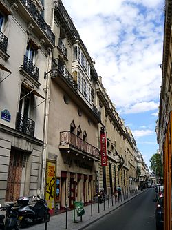 Le théâtre des Mathurins, rue des Mathurins (Paris 8e)