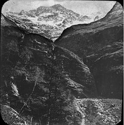 Parc d'Enfer et pic de Crabioules, vallée du Lys (1895)