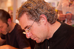 Pierre Makyo au Salon du livre de Paris en mars 2008