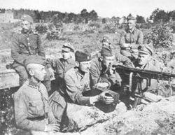 Polish-soviet war 1920 Polish defences near Milosna, August.jpg