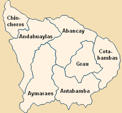 Provinces of the Apurímac region in Peru.png