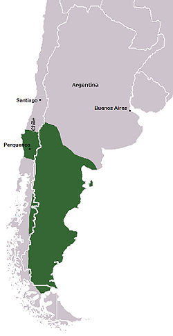 Territoire revendiqué par le royaume d'Araucanie et de Patagonie