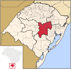 Région Centre-Estdu Rio Grande do Sul