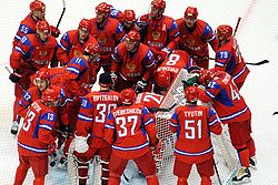 Photo de l'équipe russe.