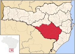 Région Microrégion de Campos de Lages