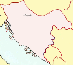 Localisation de l'État des Slovènes, Croates et Serbes