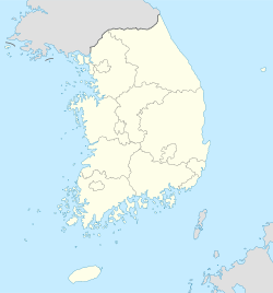 Géolocalisation sur la carte : Corée du Sud